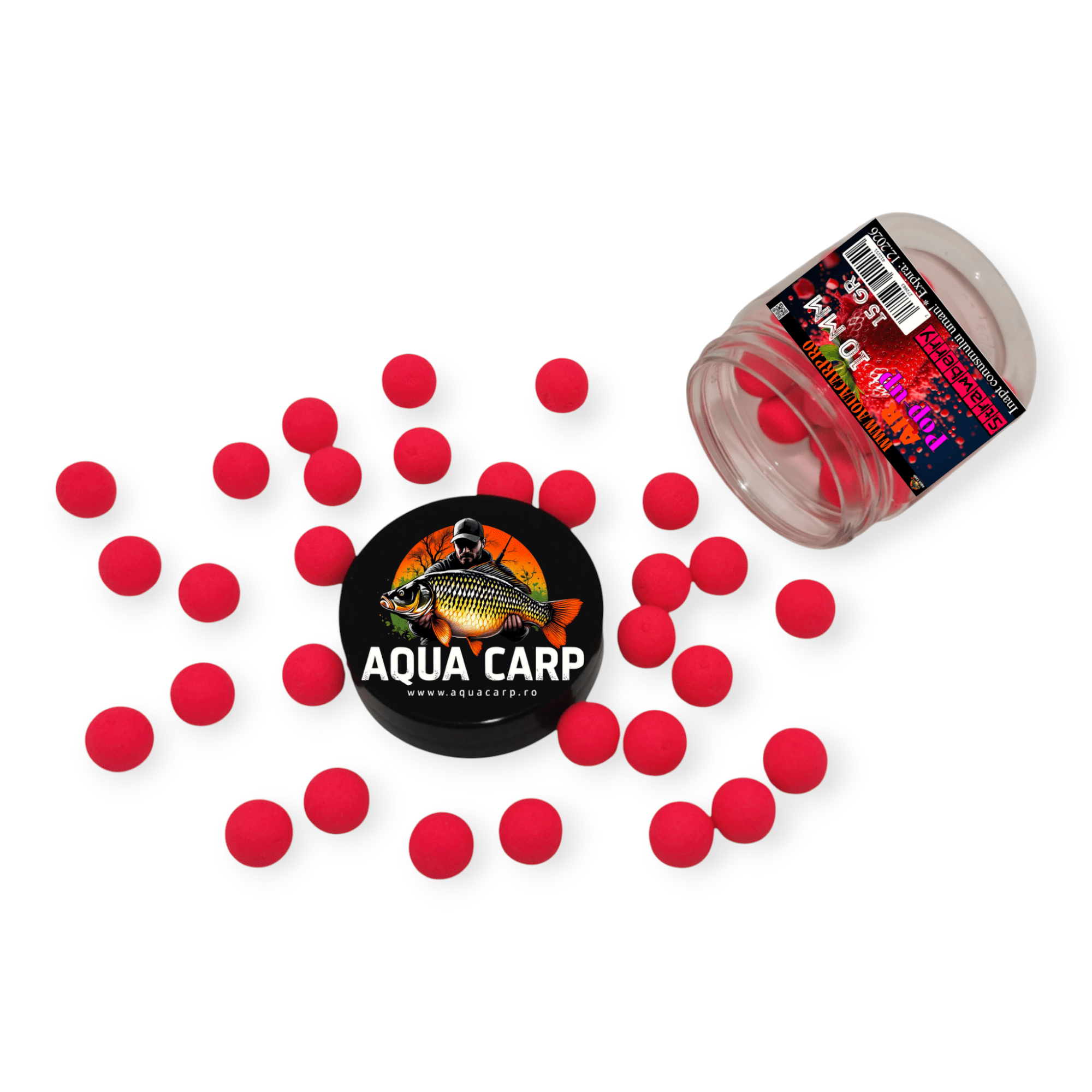 Air Pop-up 10mm Strawberry 15gr 2 Air Pop-up 10mm Strawberry 15gr