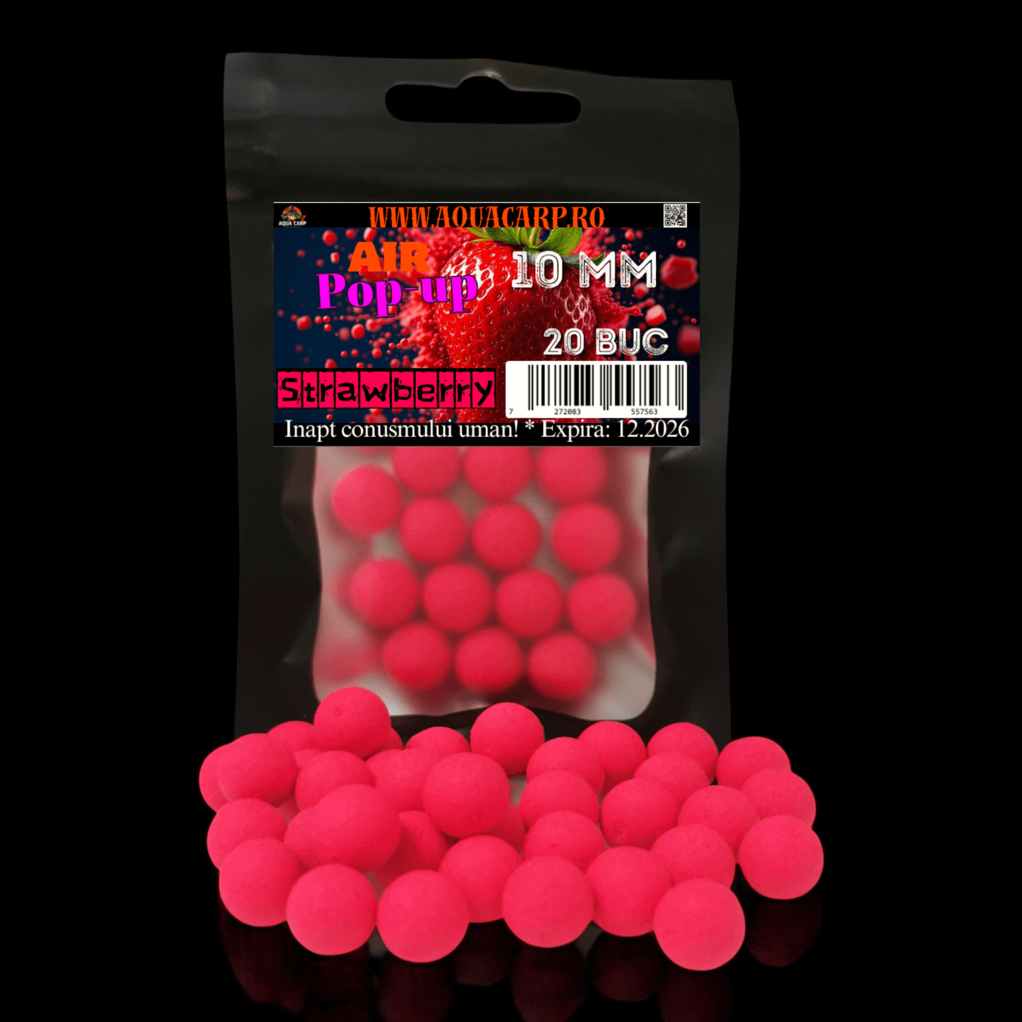 Air Pop-up 10mm Strawberry 20 buc.