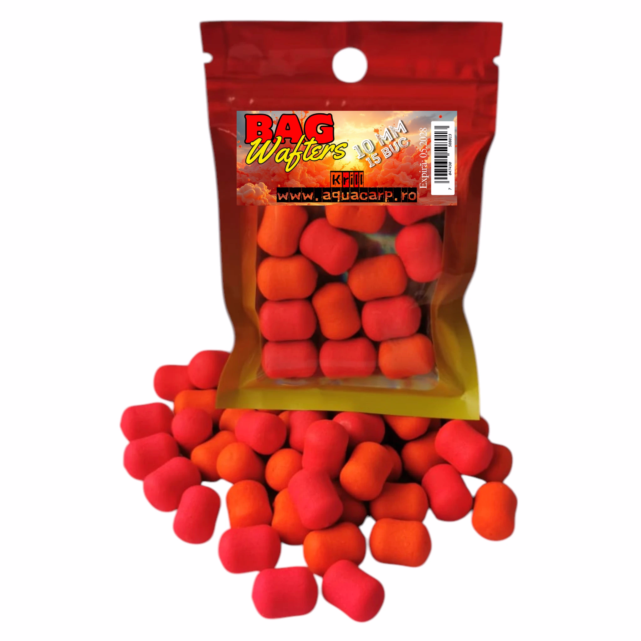 BAG Wafters 10mm Krill 15 buc.