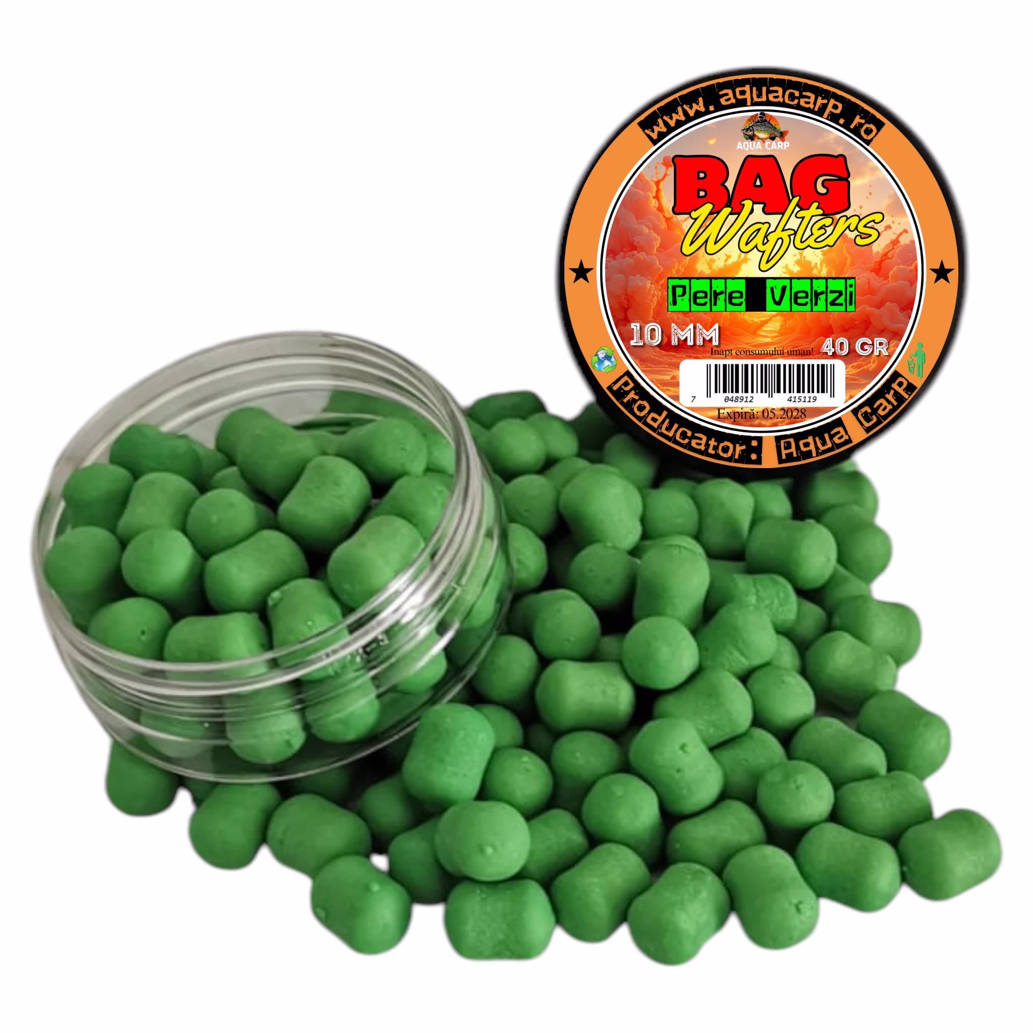 BAG Wafters 10mm Pere Verzi 40gr