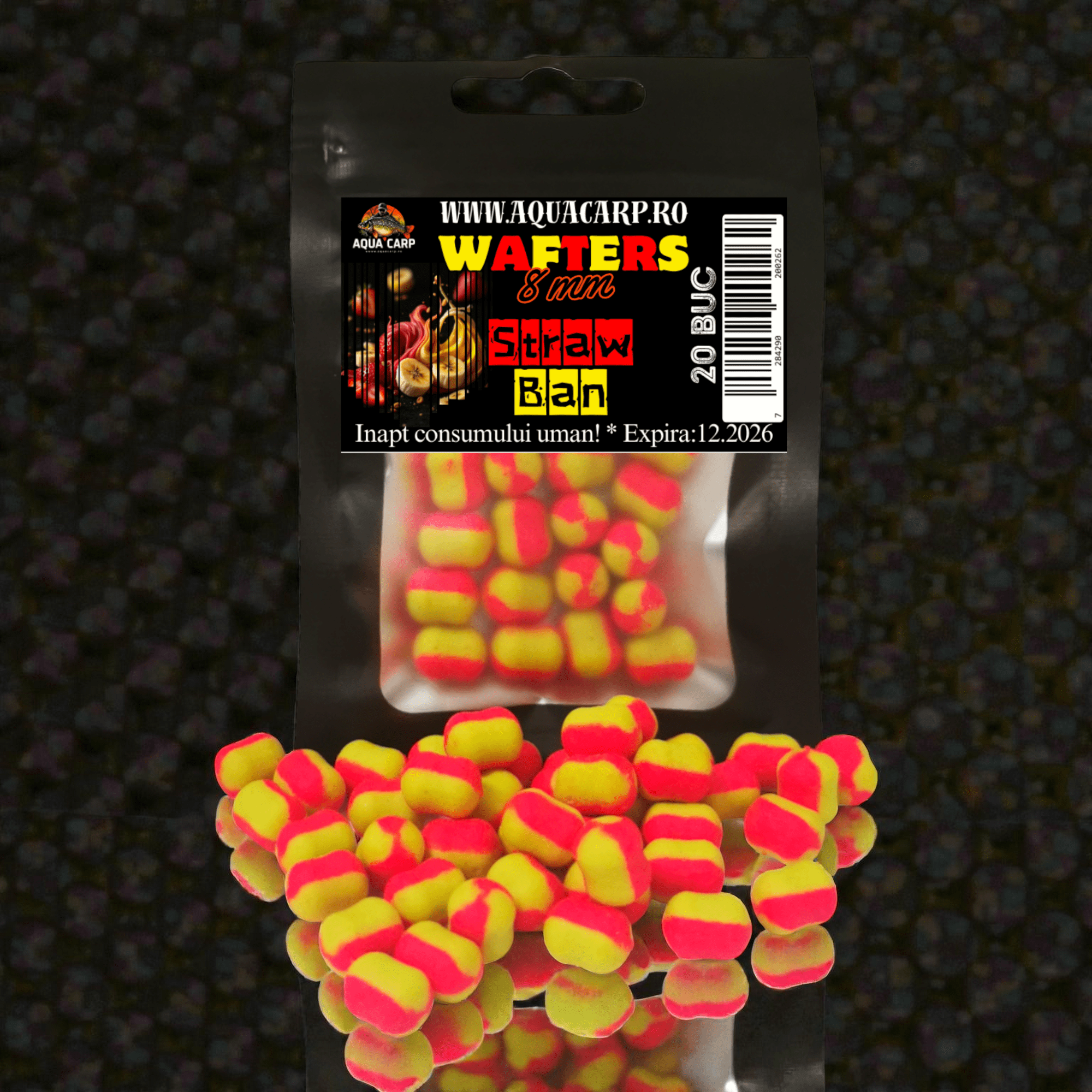 Dumbells Wafters 8mm StrawBan 20buc