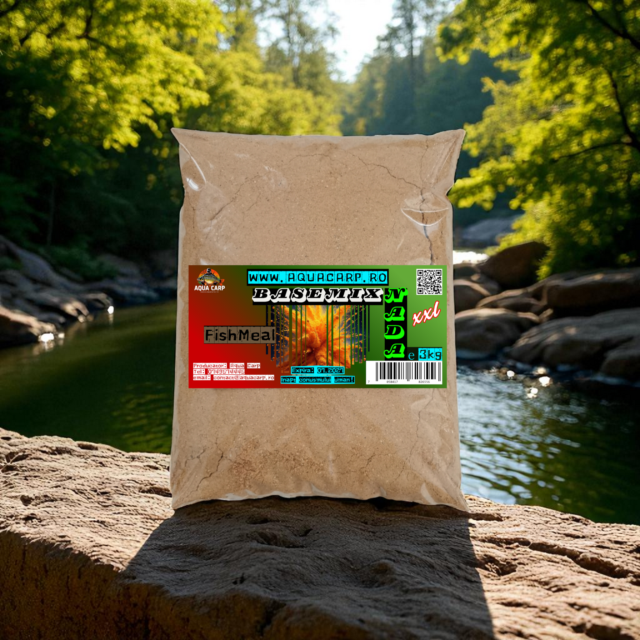 Groundbait BaseMix AquaCarp FishMeal 3kg