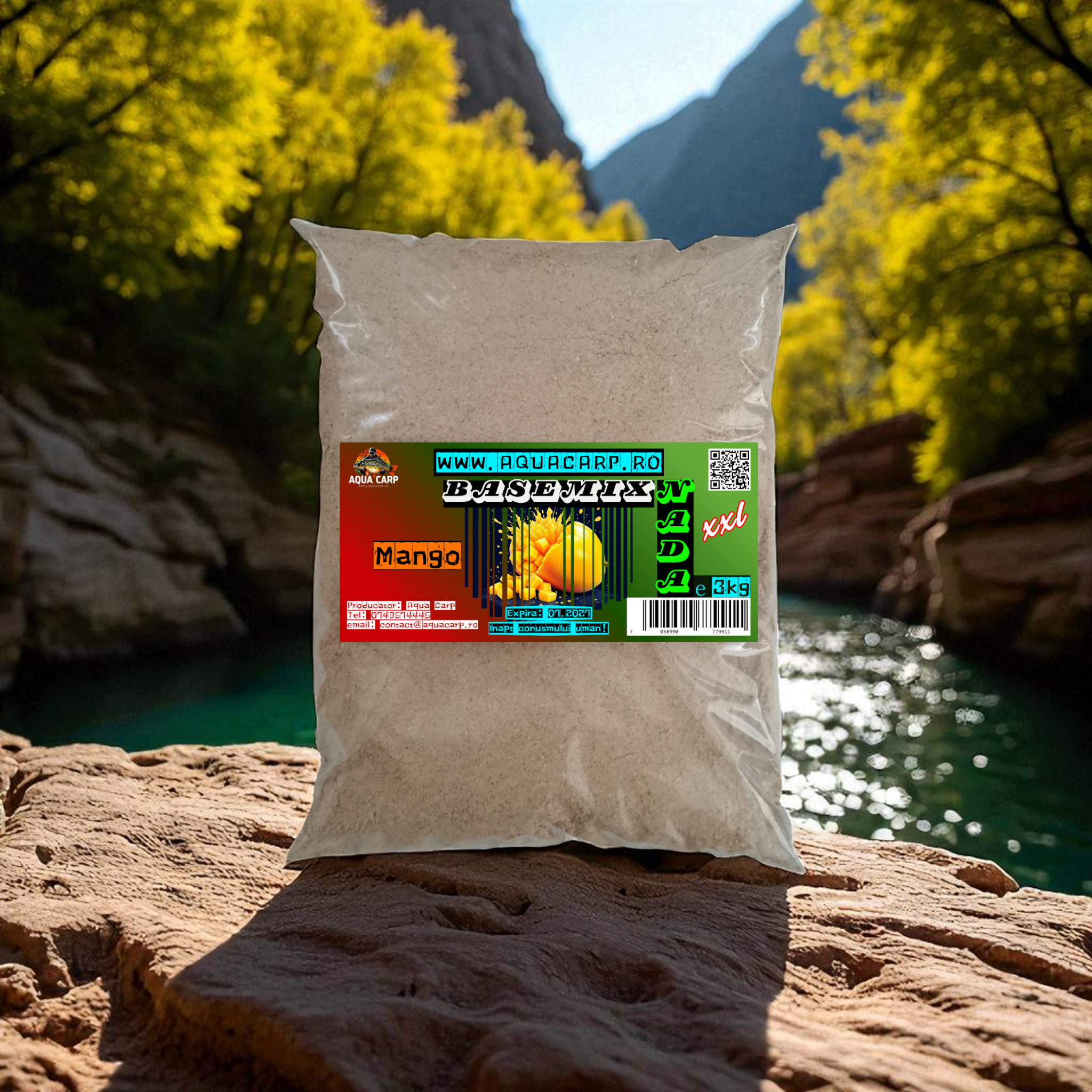 Groundbait BaseMix AquaCarp Mango 3kg