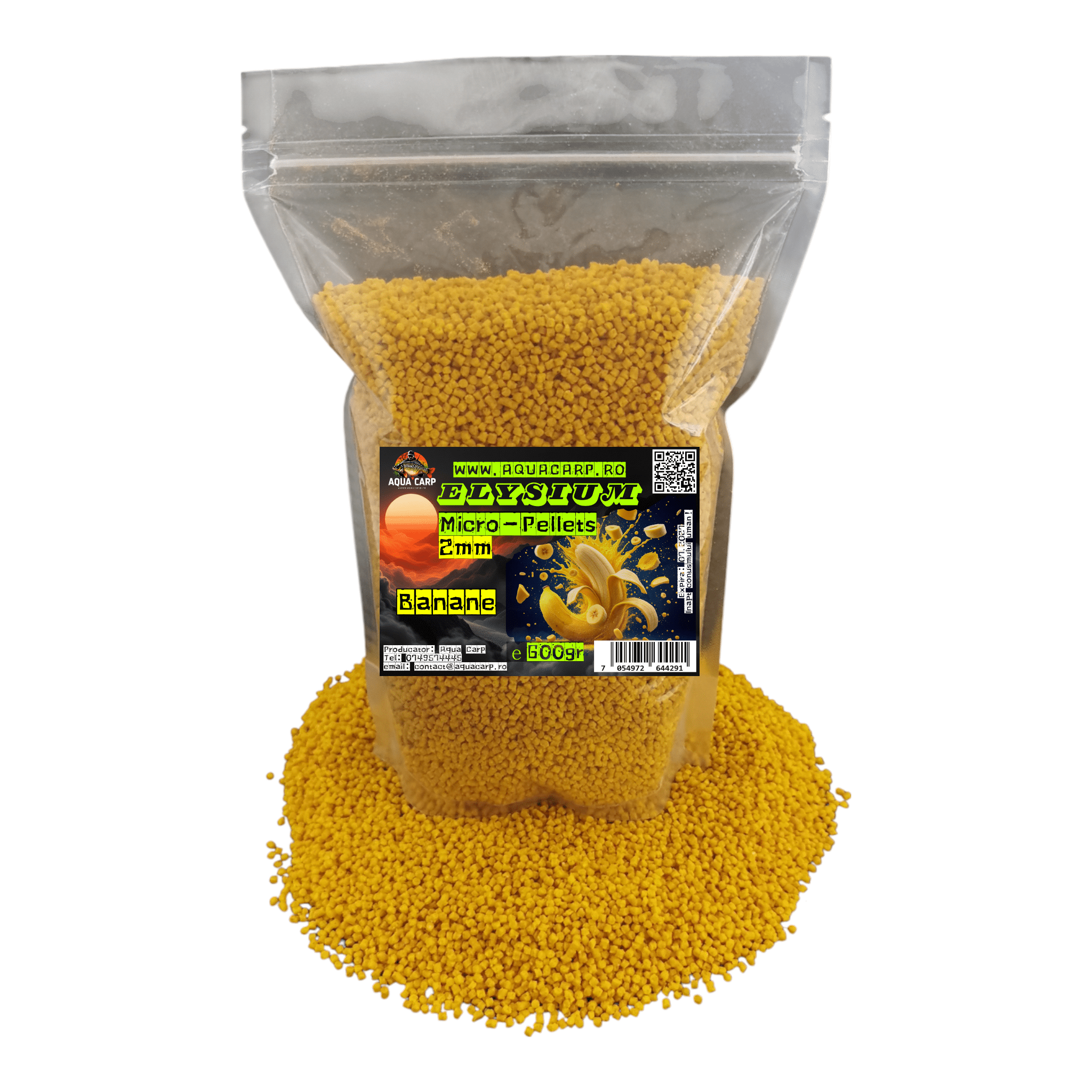 Micropeleti AquaCarp Elysium 2mm Banane 600gr