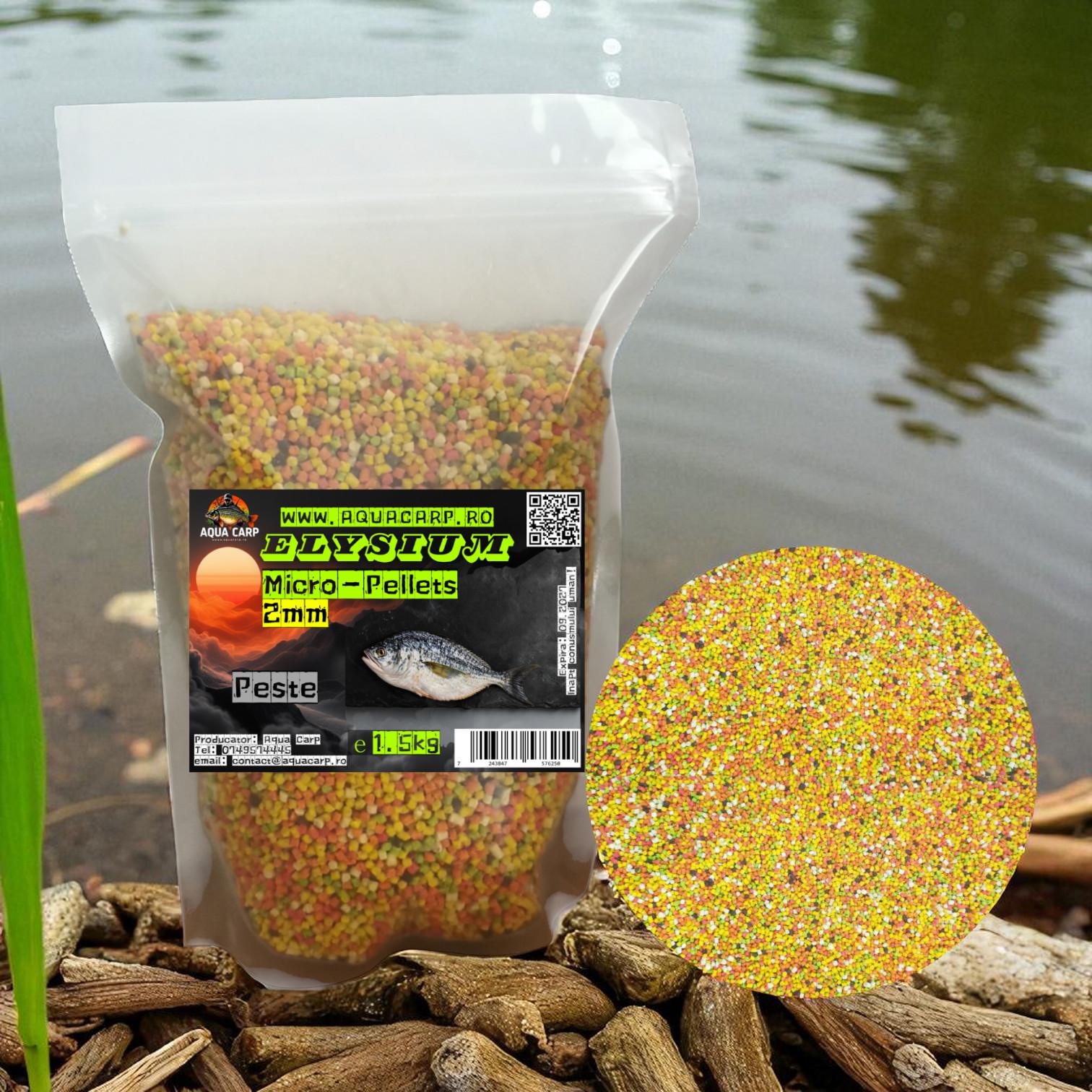 Micropeleti AquaCarp Elysium 2mm Fish Mix 1.5 Kg