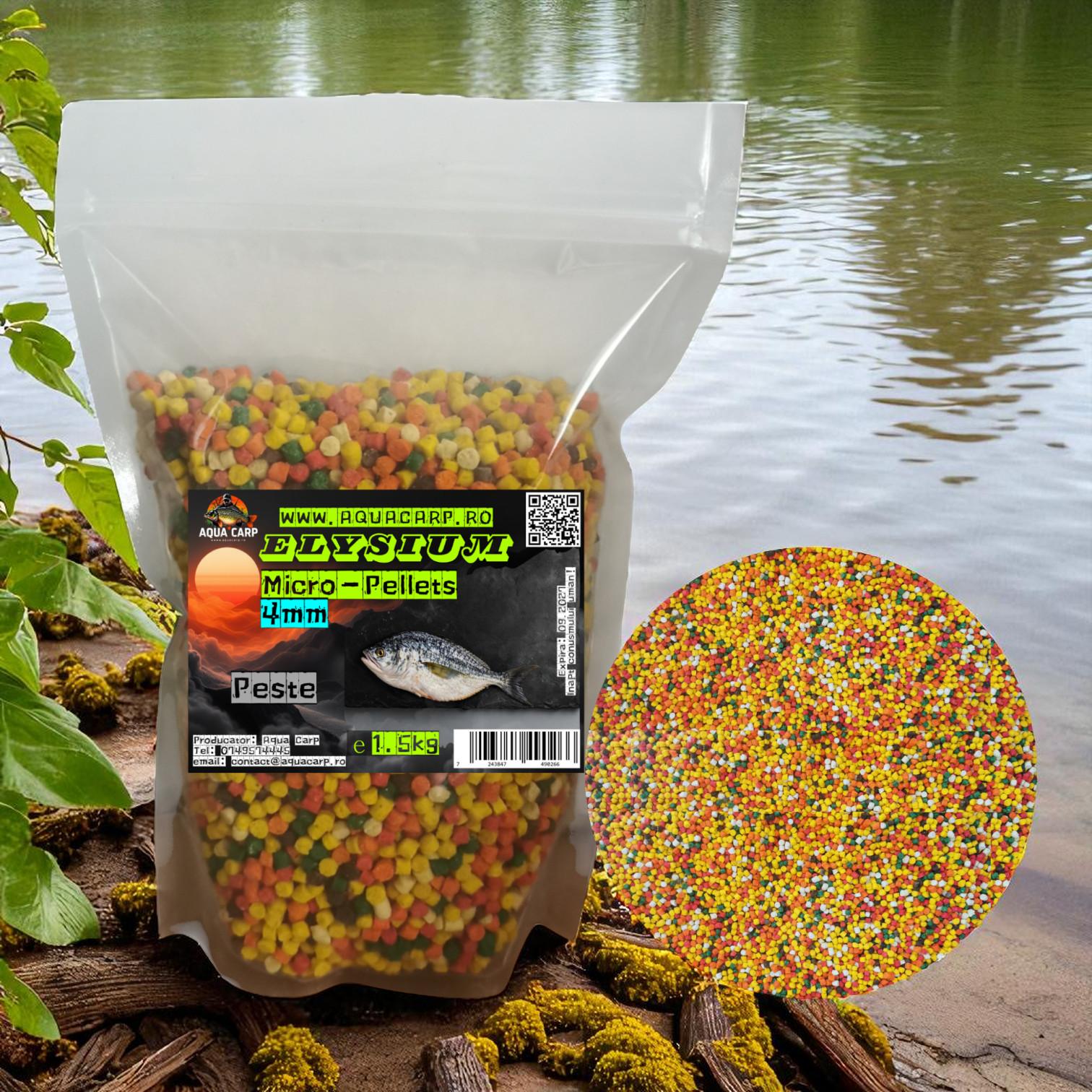 Micropeleti AquaCarp Elysium 4mm Fish Mix 1.5 Kg