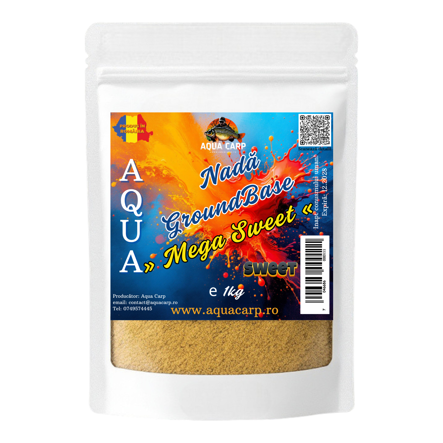 Nadă Aqua GroundBase Mega Sweet 1kg