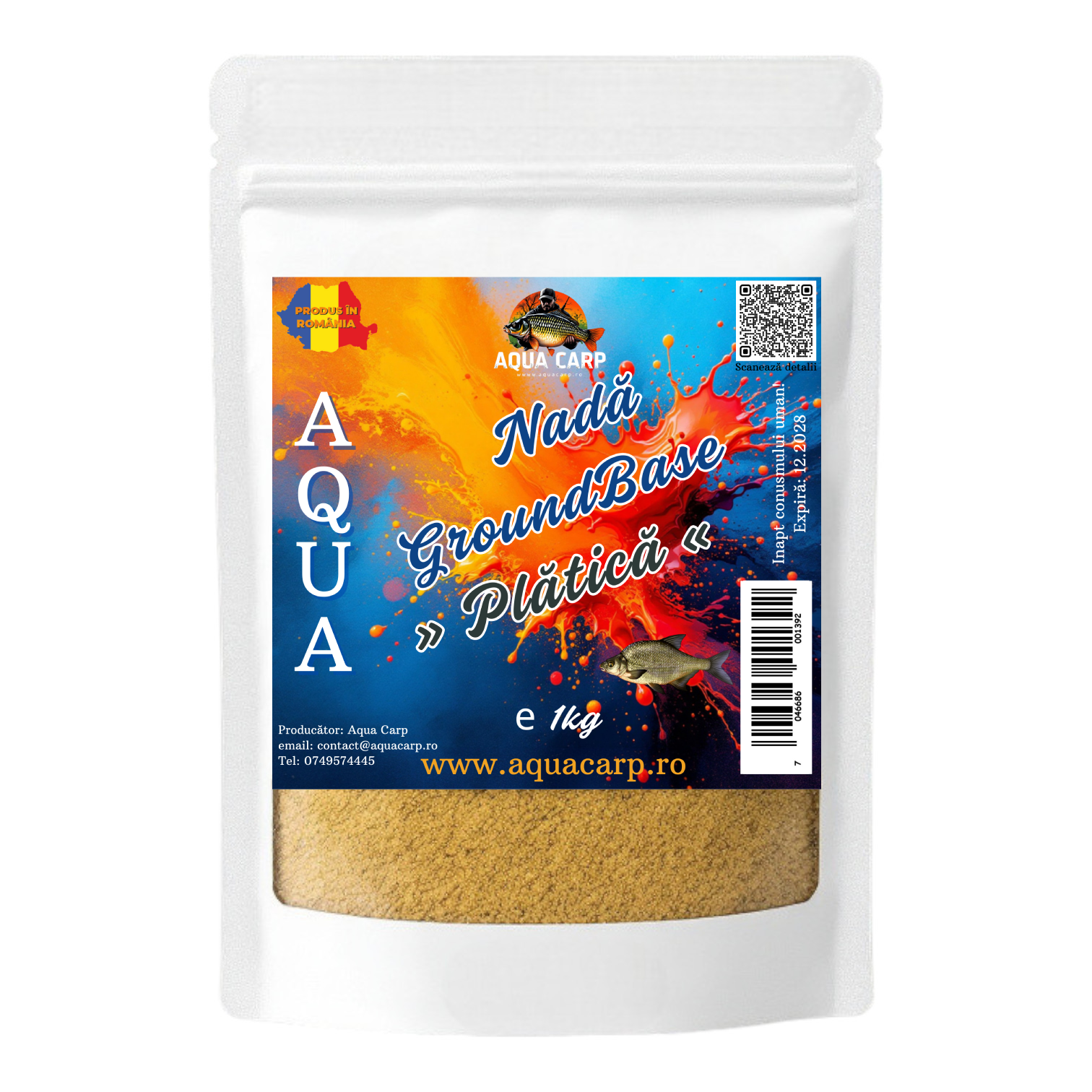 Nadă Aqua GroundBase Plătică 1kg