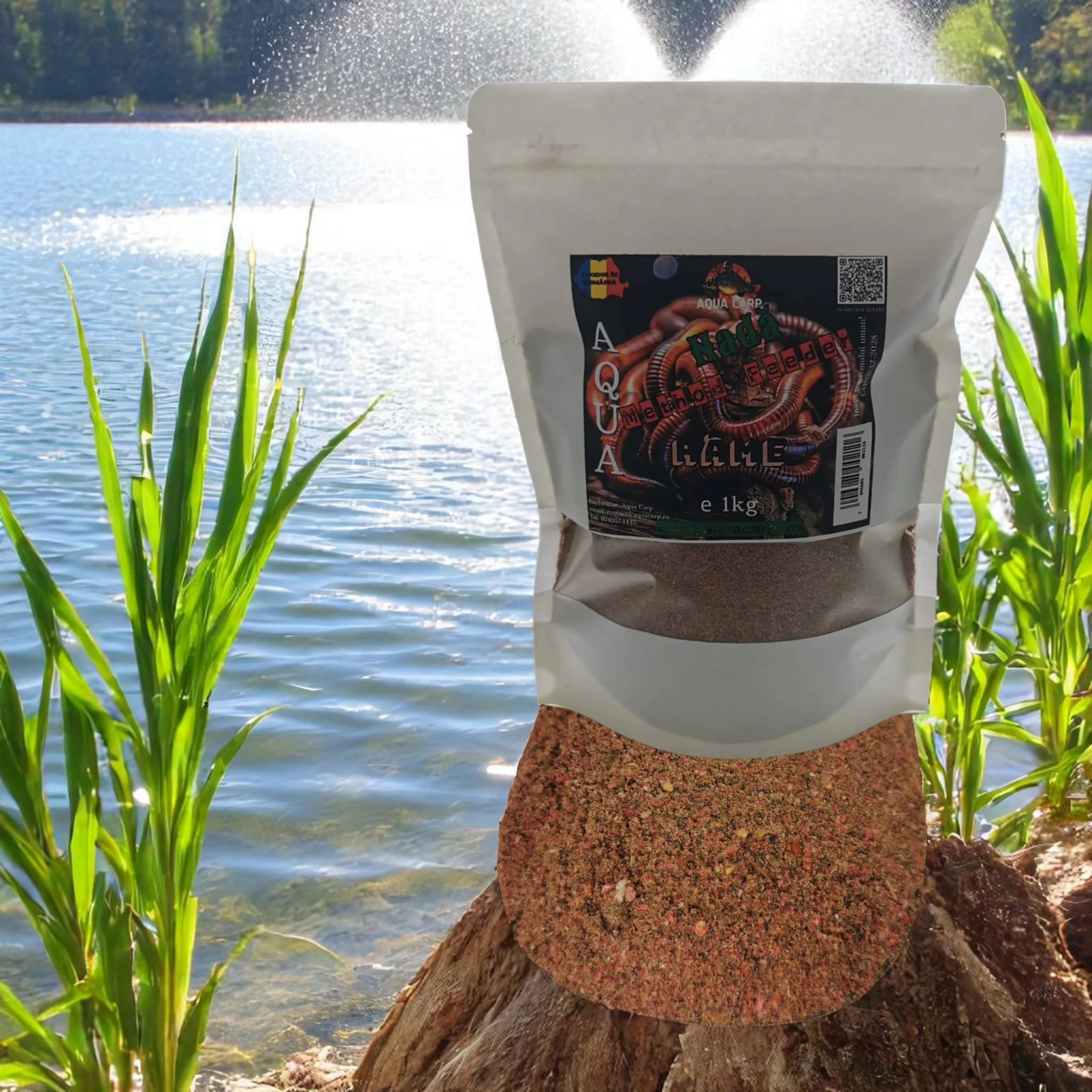 Nadă Aqua Method Feeder Râme 500gr