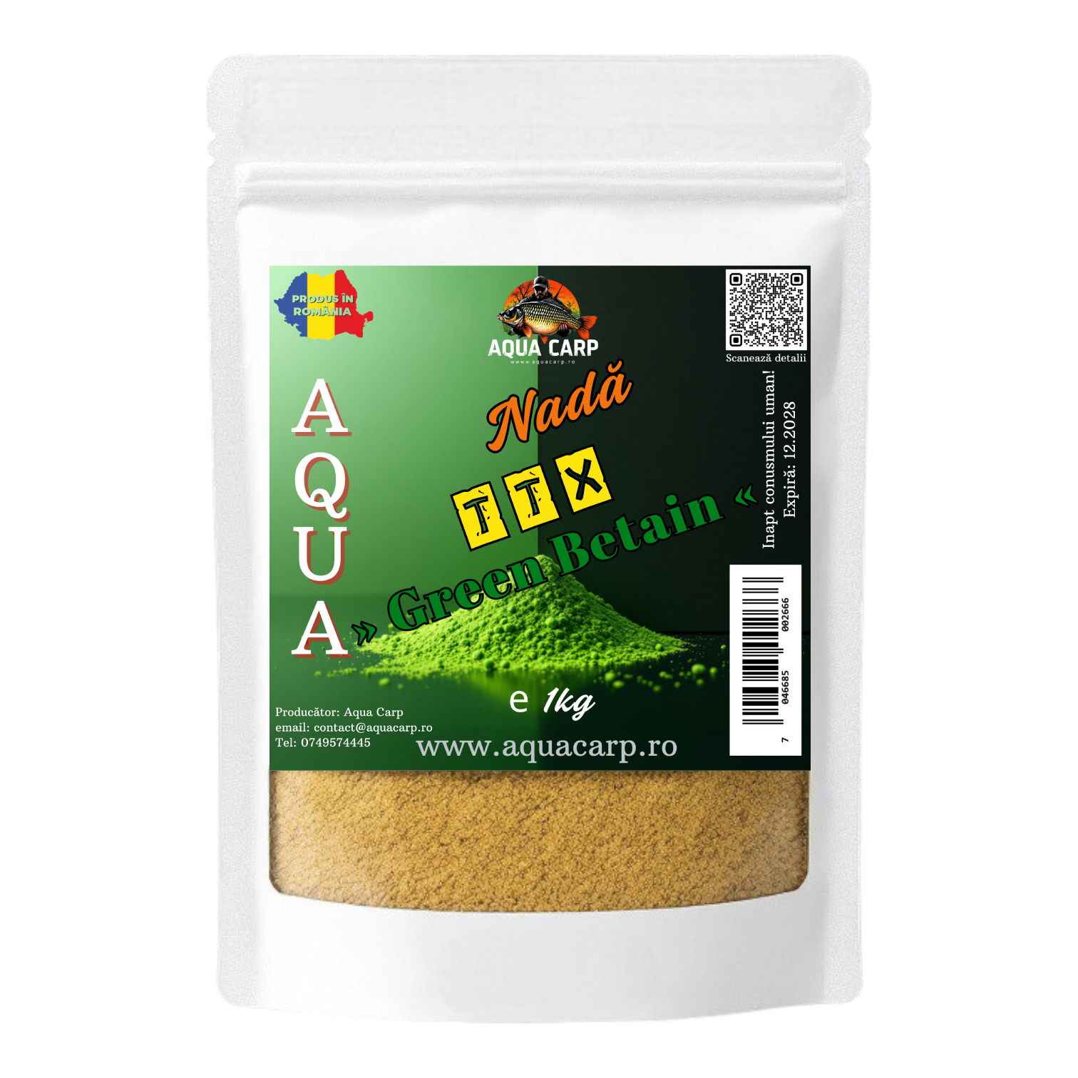 Nadă Aqua TTX Green Betain 1kg