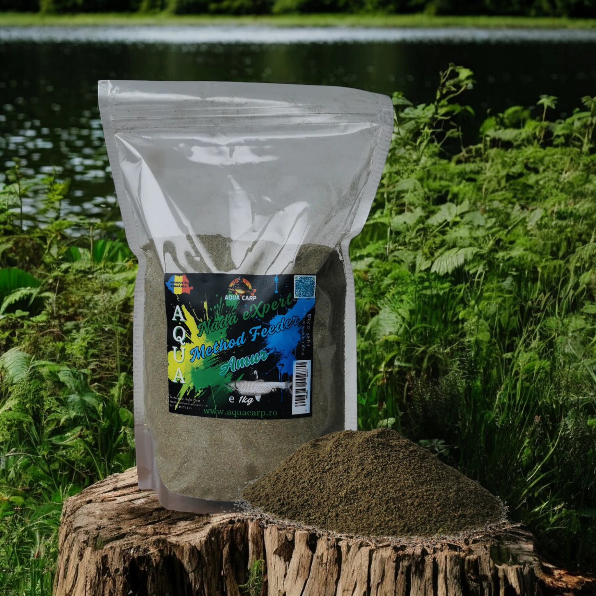 Nadă Aqua eXpert Method Feeder Amur 1kg
