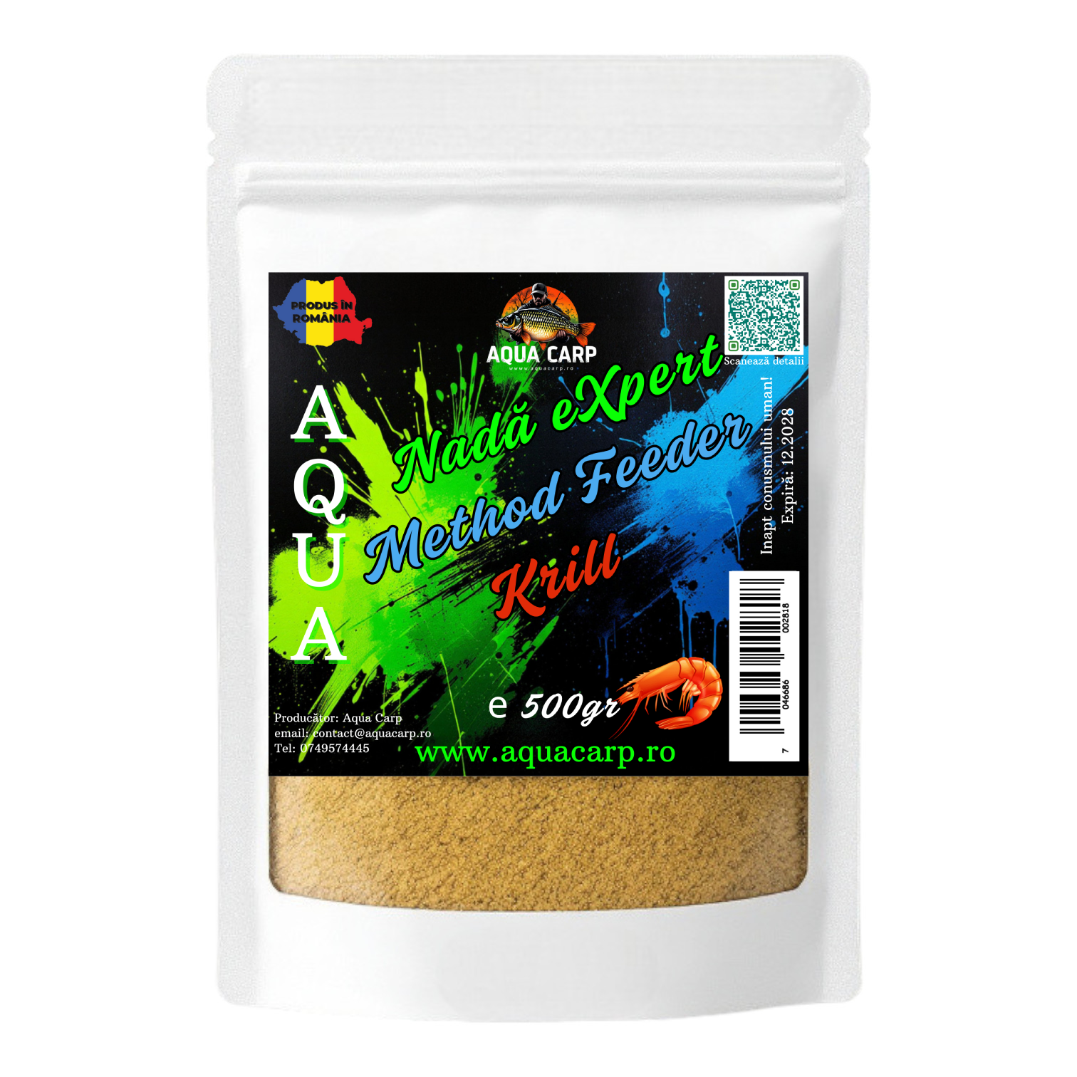 Nadă Aqua eXpert Method Feeder Krill 500gr