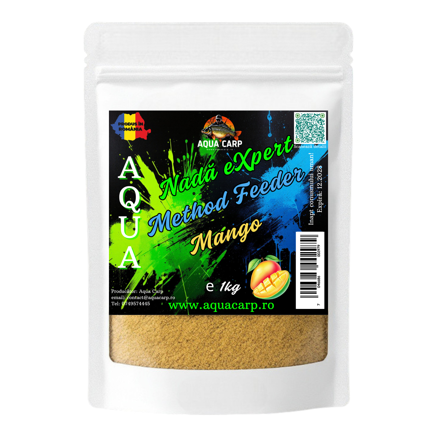 Nadă Aqua eXpert Method Feeder Mango 1kg