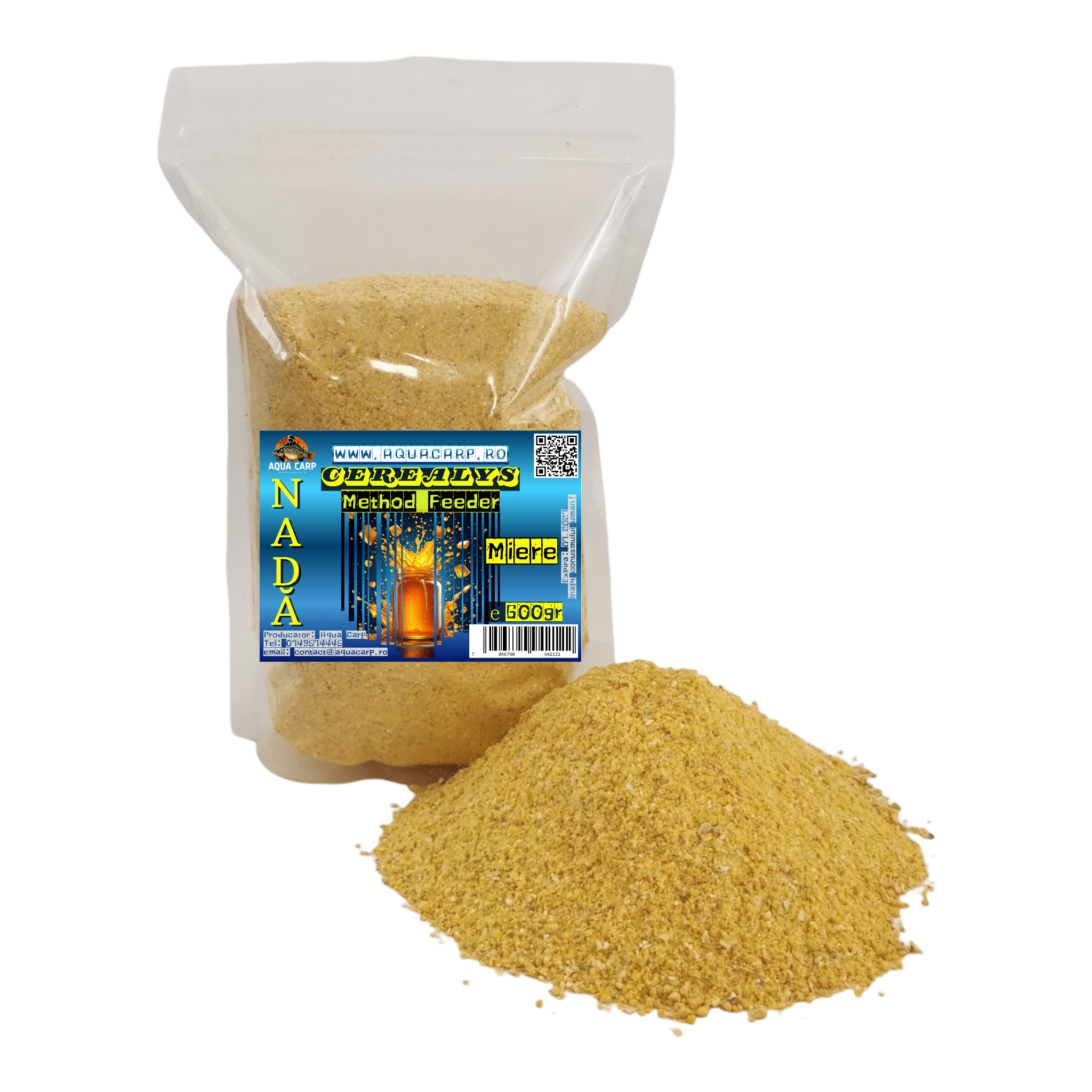 Nada AquaCarp Method Feeder Cerealys Miere 600gr