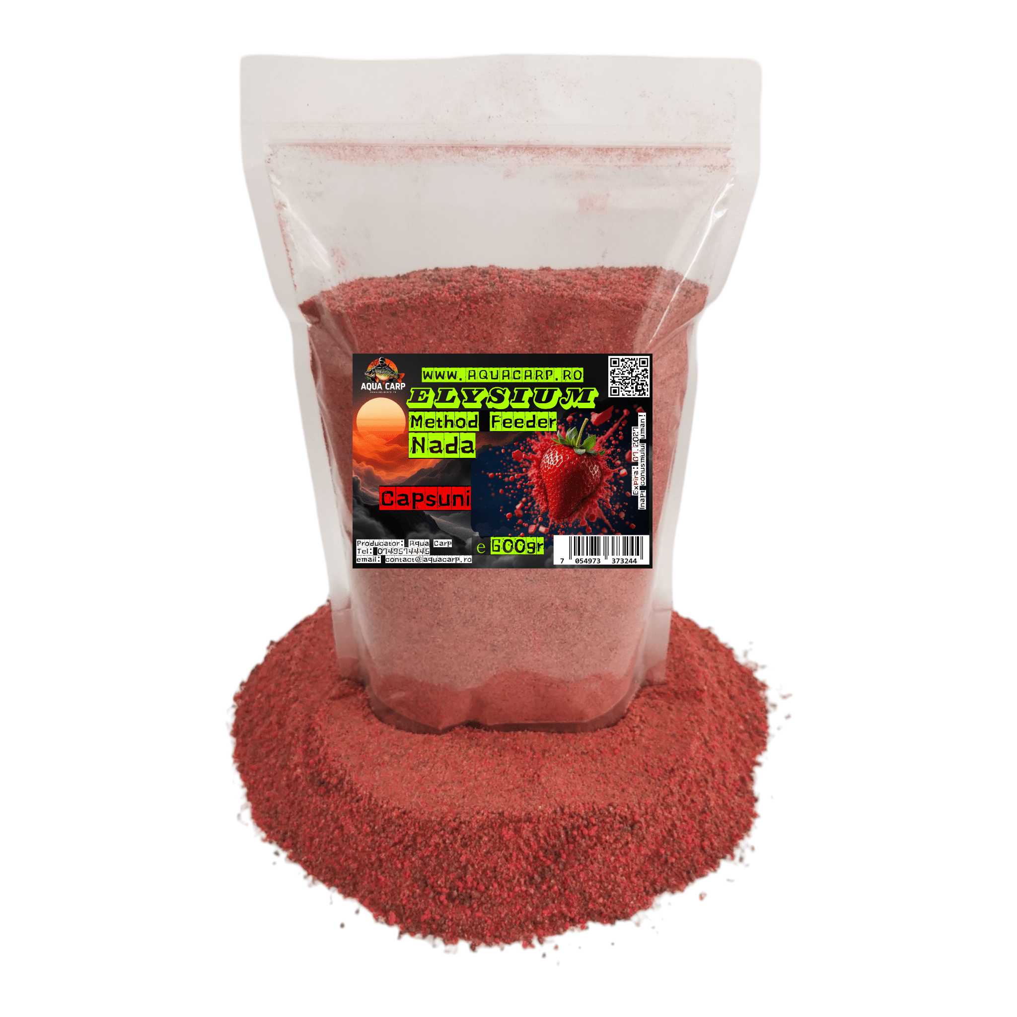 Nada AquaCarp Method Feeder Elysium Capsuni 600gr