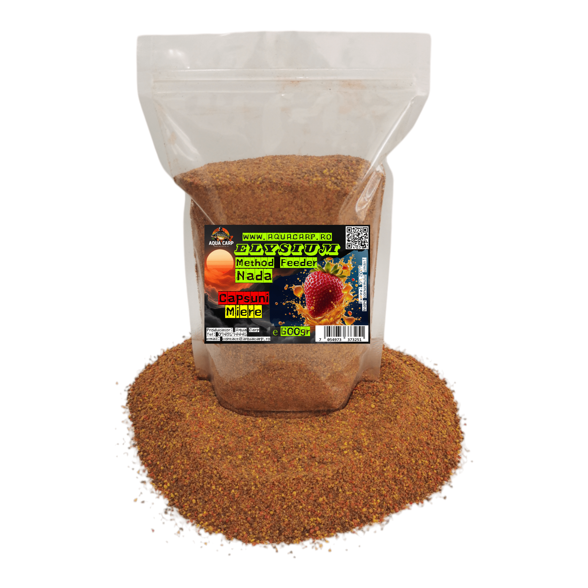 Nada AquaCarp Method Feeder Elysium Capsuni & Miere 600gr