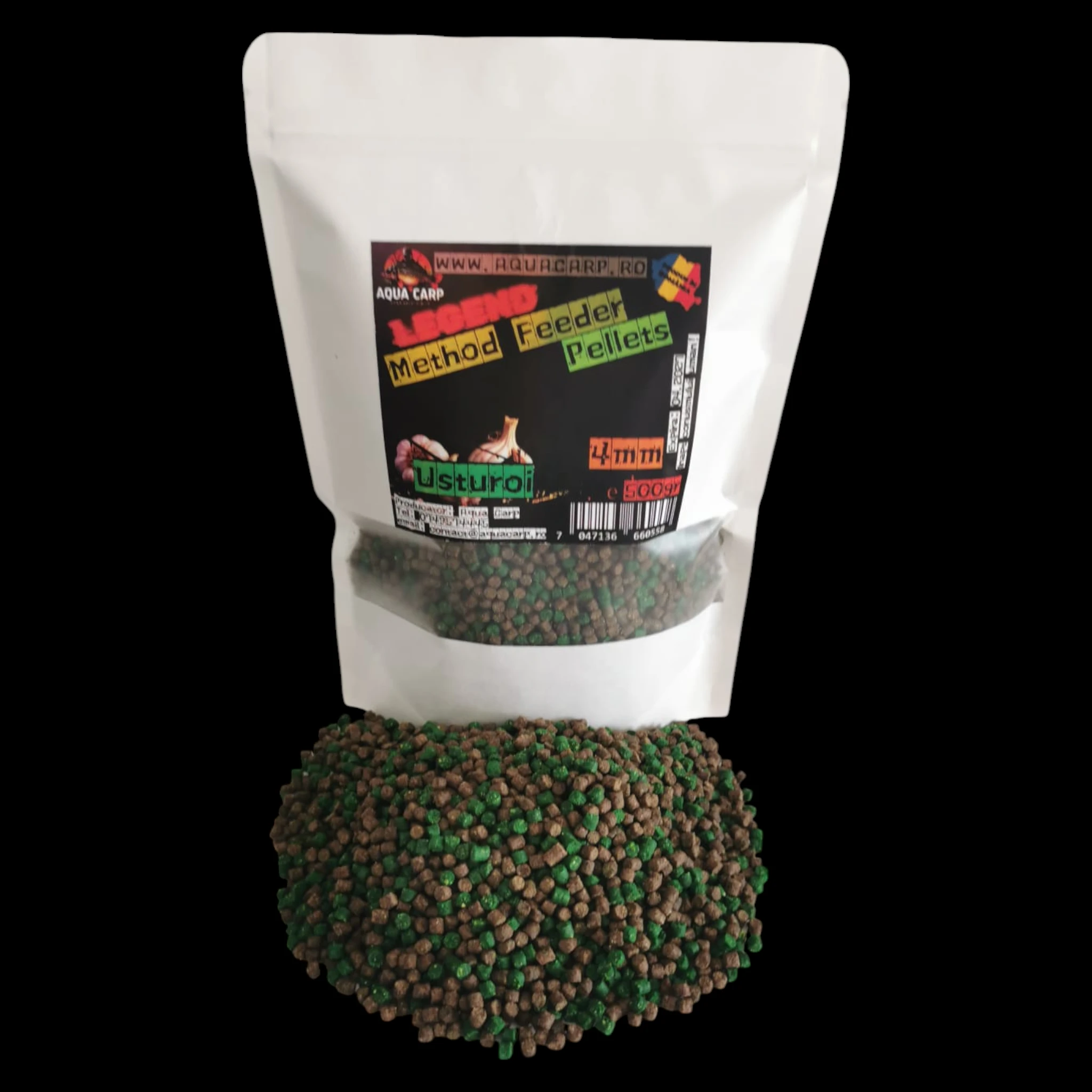 Pelete AquaCarp Legend Method Feeder 4mm Usturoi 500gr