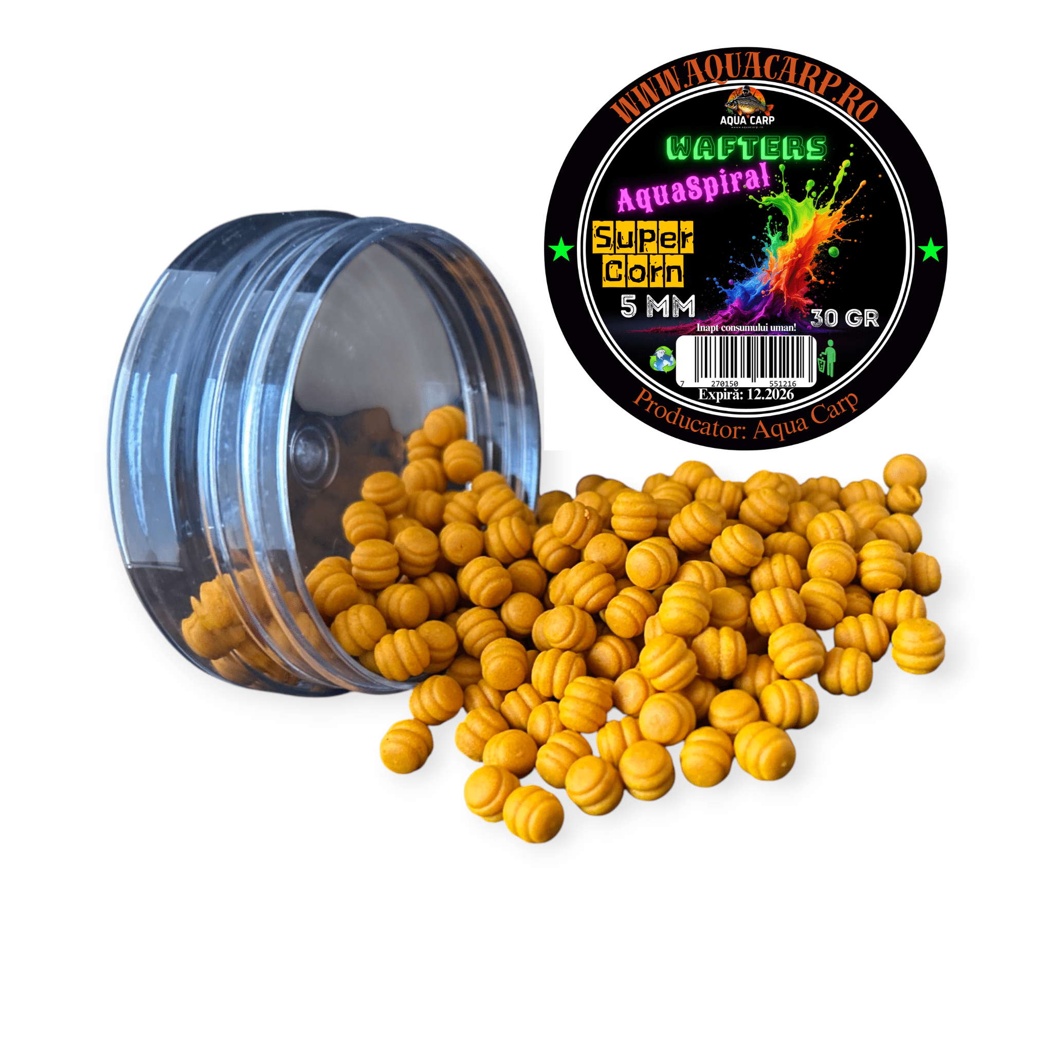 Wafters AquaSpiral 5mm Super Corn 30gr