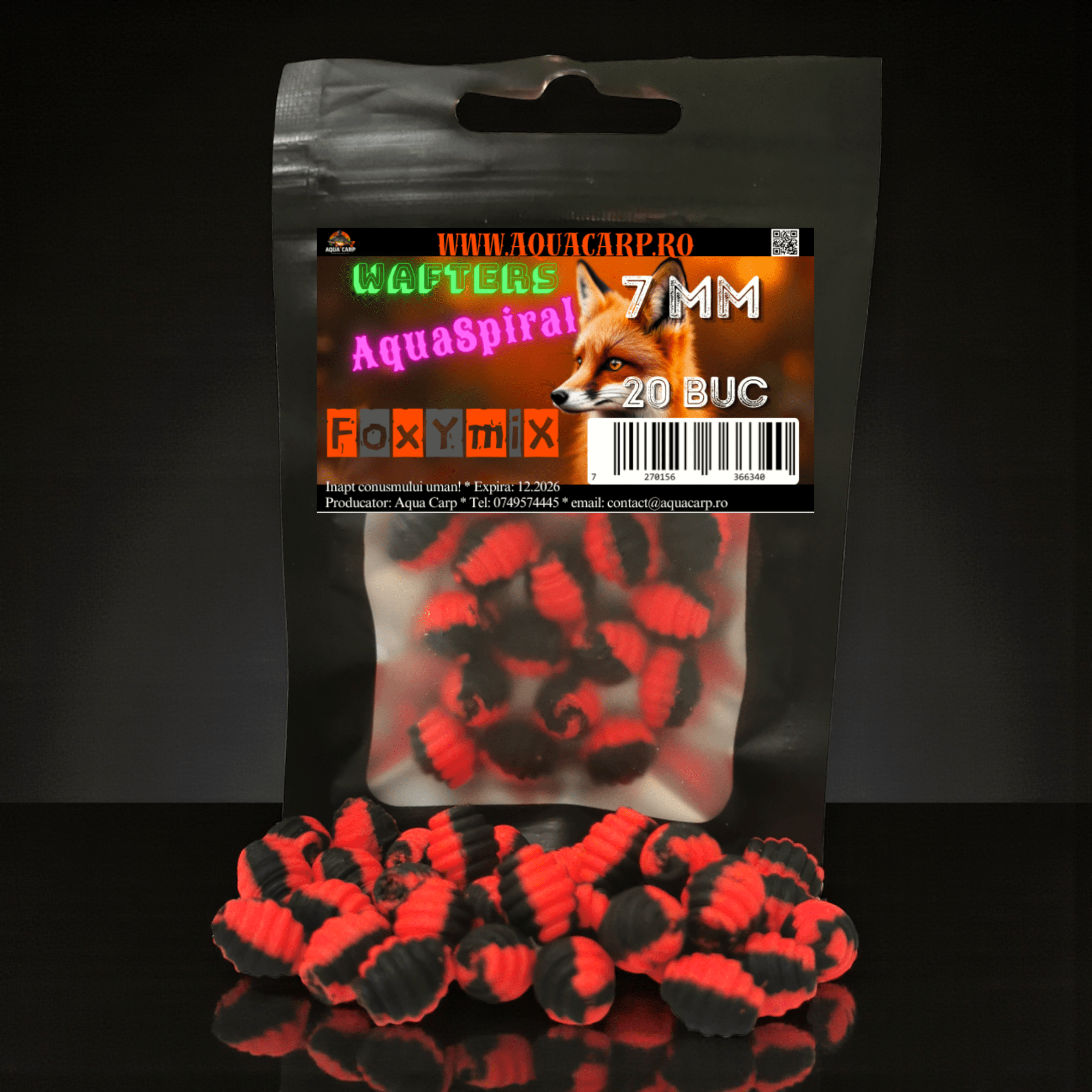 Wafters AquaSpiral 7mm FoxYmiX 20buc