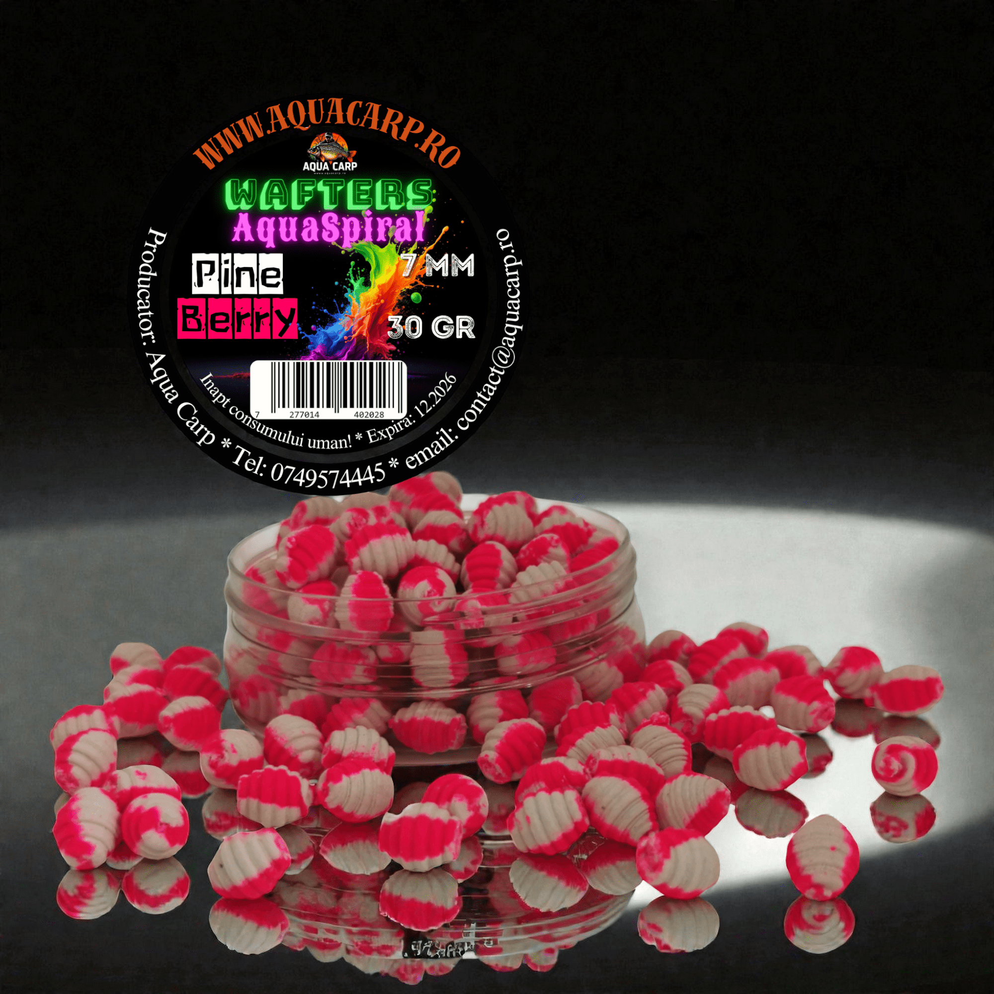 Wafters AquaSpiral 7mm PineBerry 30gr
