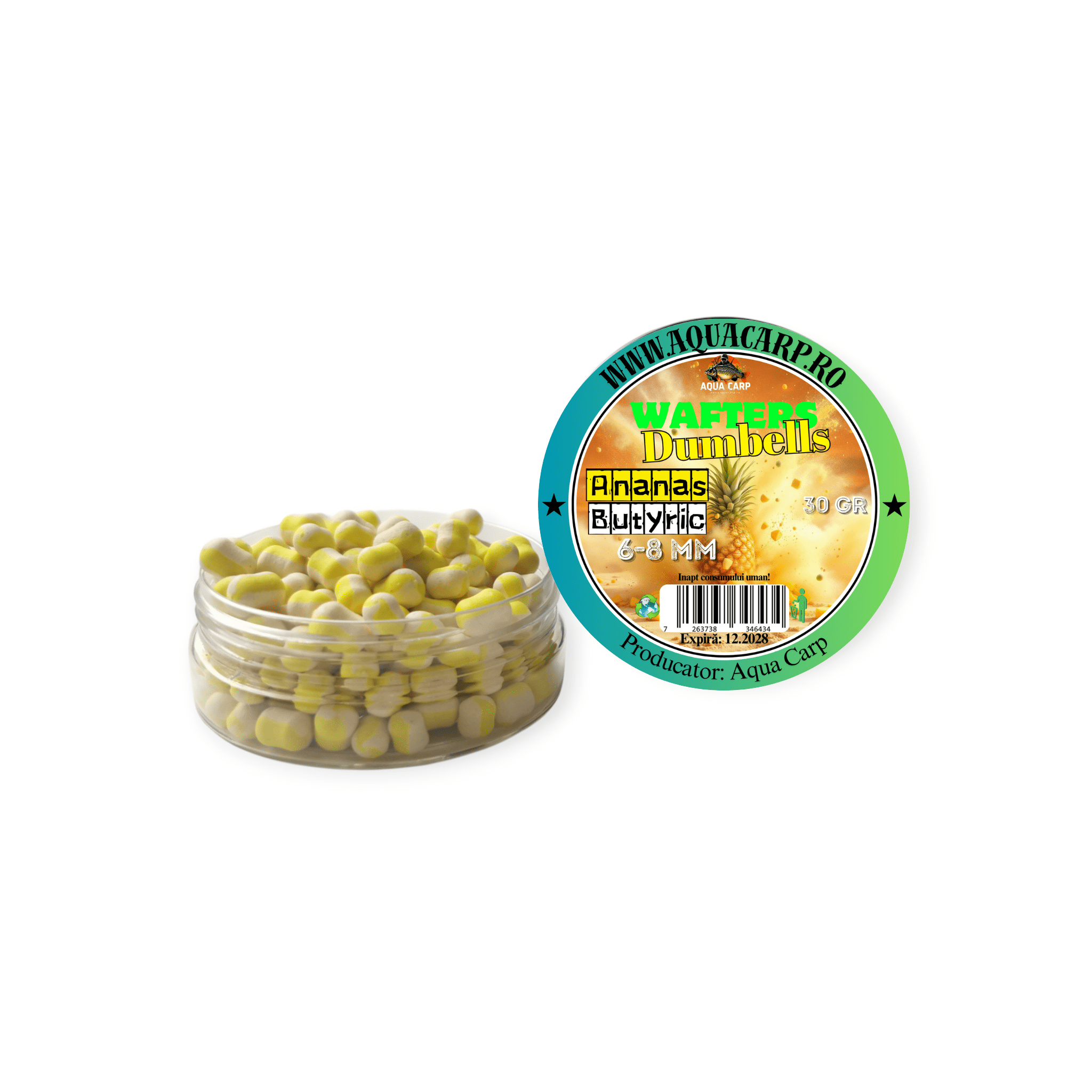 Wafters Dumbells Ananas&Butyric 6&8mm 30gr