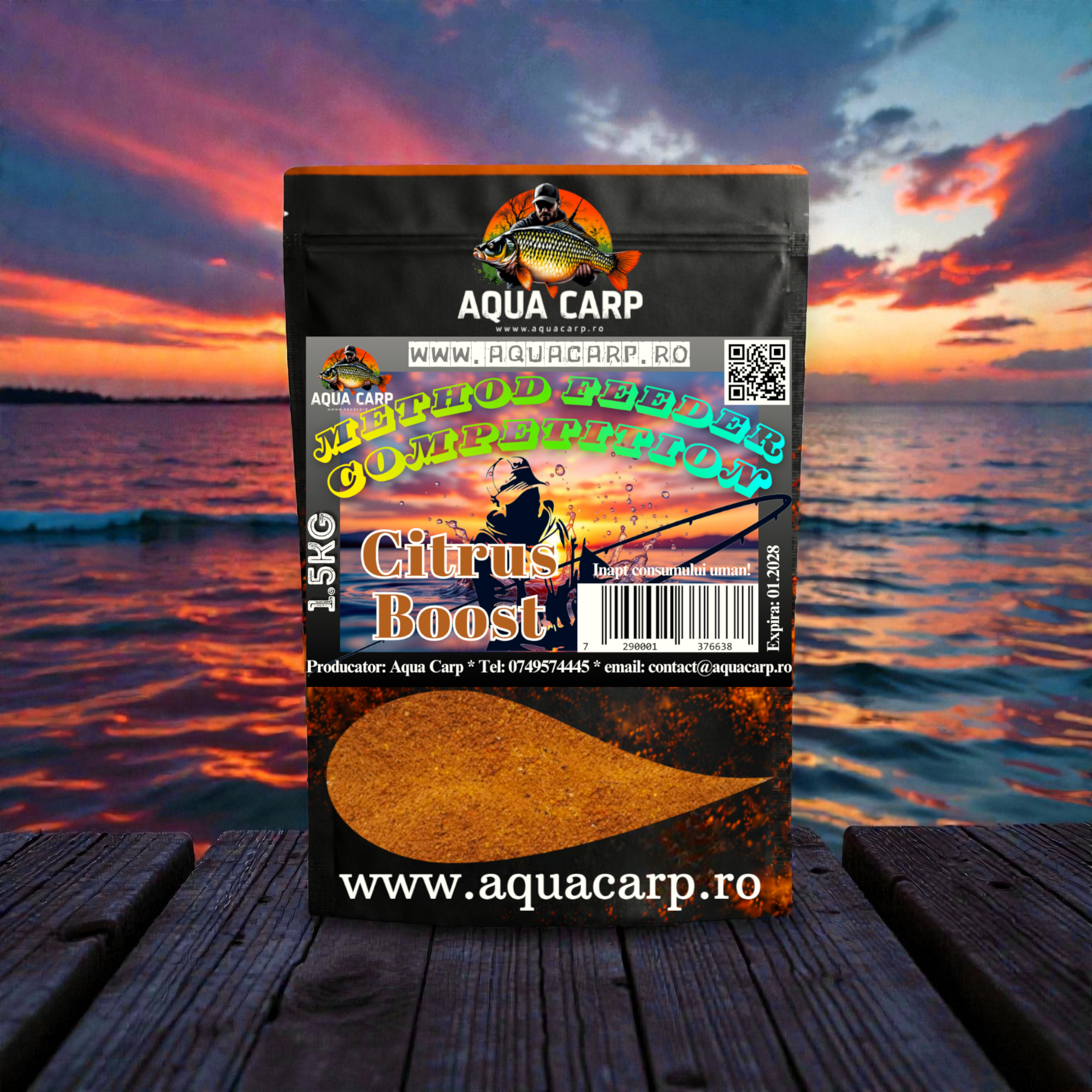 Nada AquaCarp Method Feeder Competition Citrus Boost 500gr