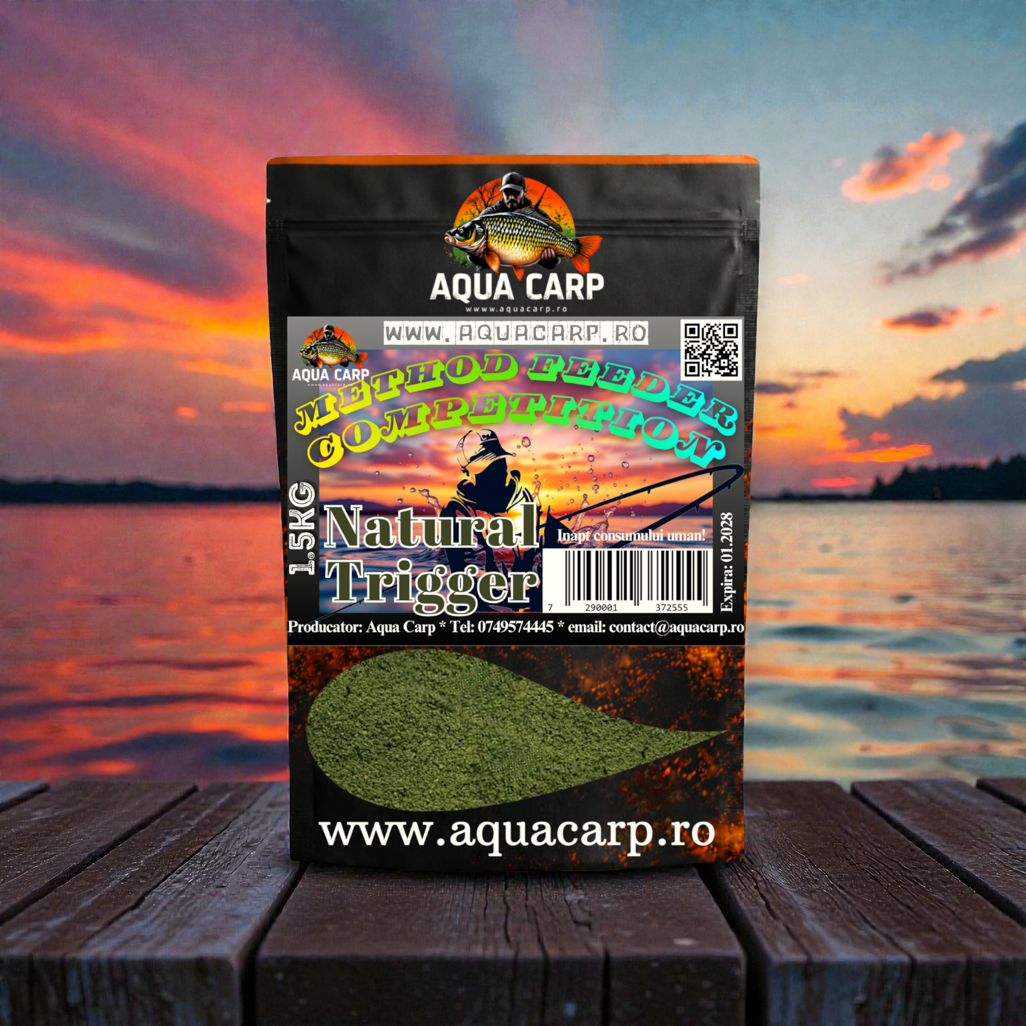 Nada AquaCarp Method Feeder Competition Natural Trigger 500gr