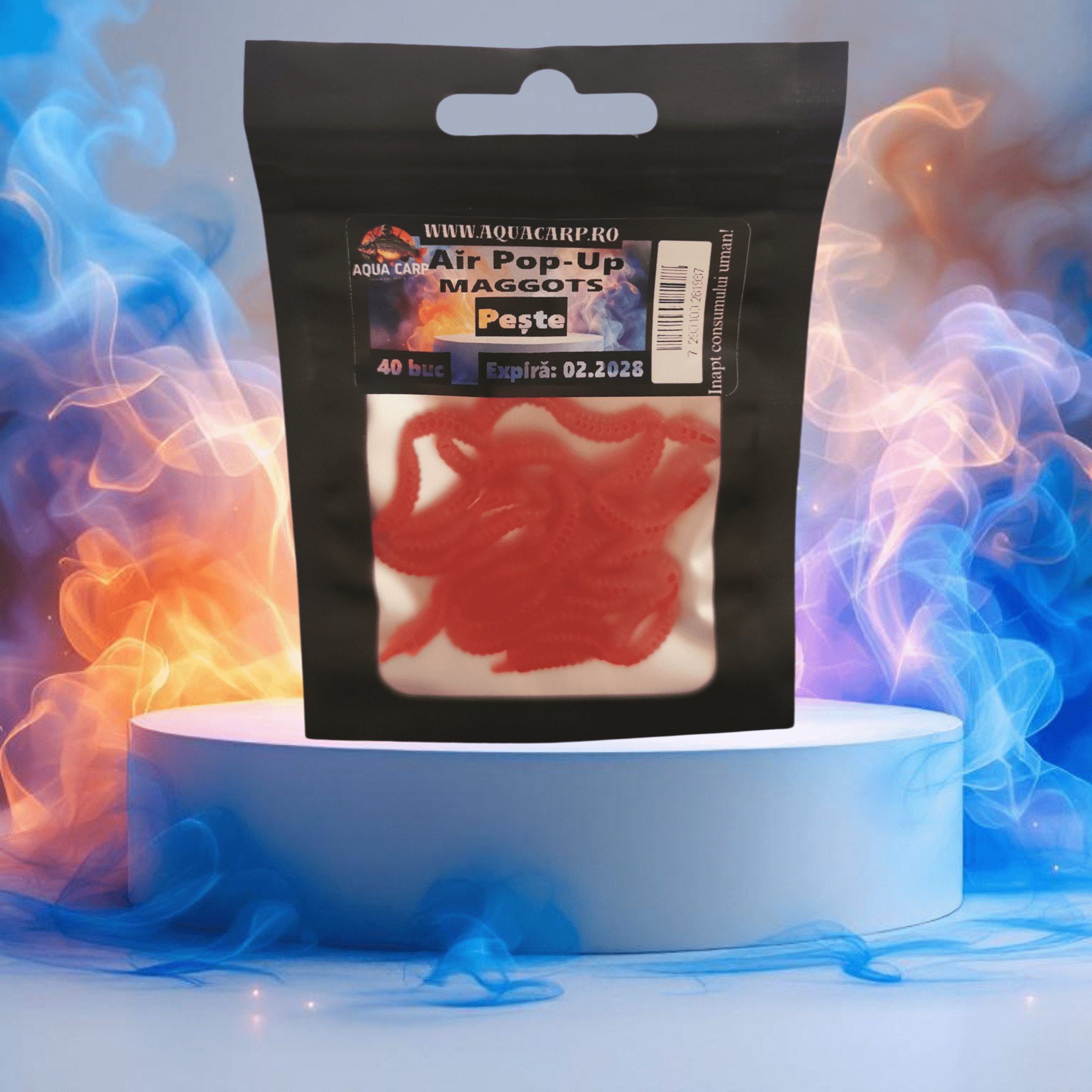 Air Pop-Up AquaCarp MAGGOTS Pește 40buc.